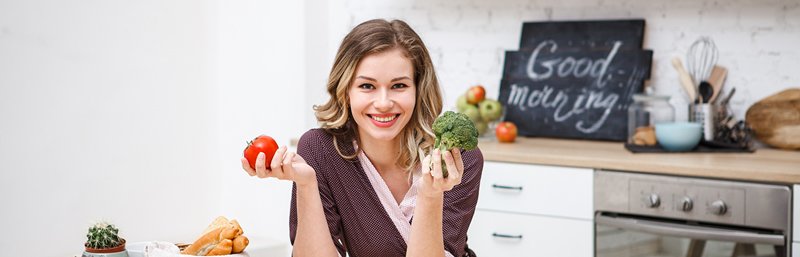 Mit Essen vom Lieferservice abnehmen. Geht das?